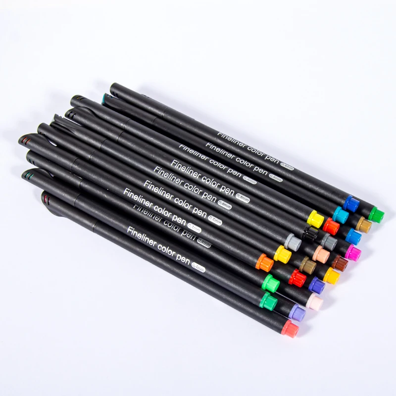 Art Fineliner Pens Multicolor 0.4mm Superior Needle Drawing Set Sketch/Letter Marker Manga Illustrating Office School Supplies