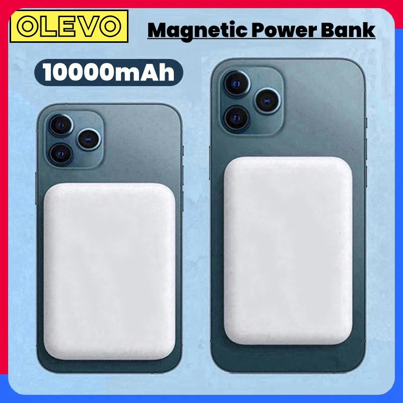 

For Magsafe Power Bank Magnetic Wireless Powerbank Portable External Auxiliary Battery Pack For iPhone 12 13 14 15 16 17 Pro Max