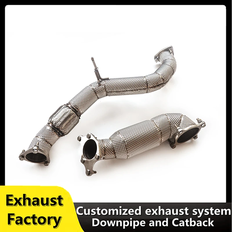 Downpipe Catalytic converter For Honda CIVIC Type R/Type-R FL5 2.0T 2015-2023 stainless  downspout front pipe Exhaust System