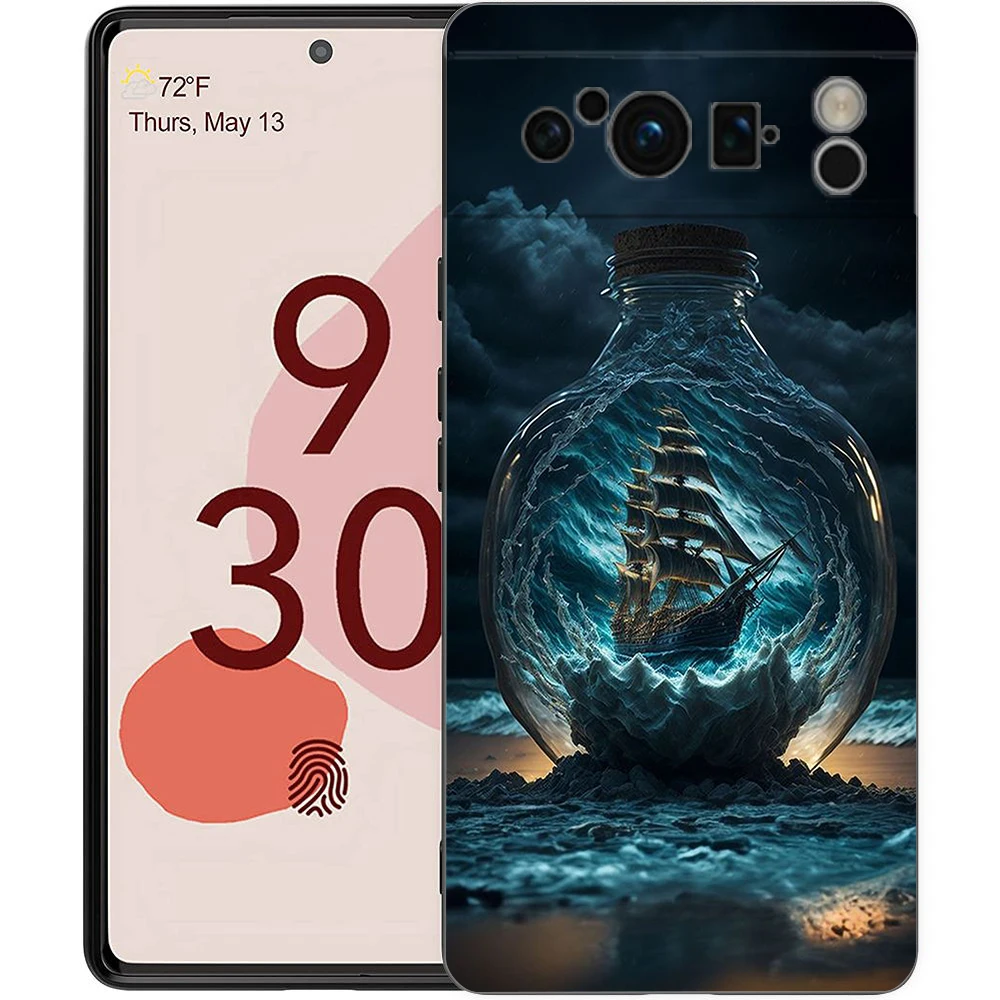 Funda de teléfono a prueba de golpes, carcasa de silicona suave para Google Pixel 8, 7, 6, 7A, 6A Pro, 5G, 5G