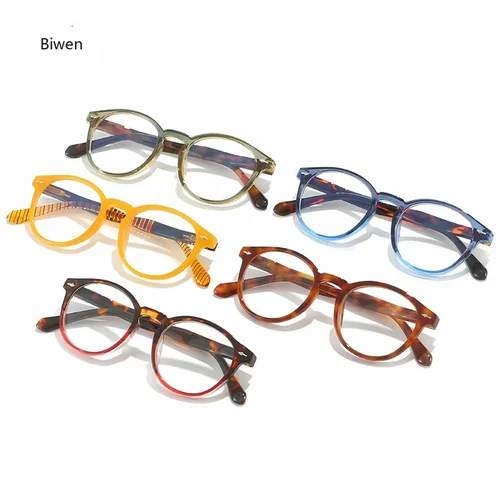 Imagen 2 del producto Gafas de lectura antiluz azul para mujeres y hombres TR90, montura Flexible con bisagra de resorte, gafas para presbicia para ordenador, gafas femeninas UV400 очки