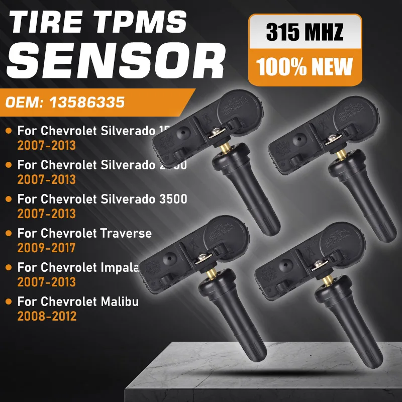 

Датчик контроля давления в шинах для Chevrolet Silverado Impala 2007-2013 TPMS Chevrolet Traverse 2009-2017 Chevy Malibu 2008-2012