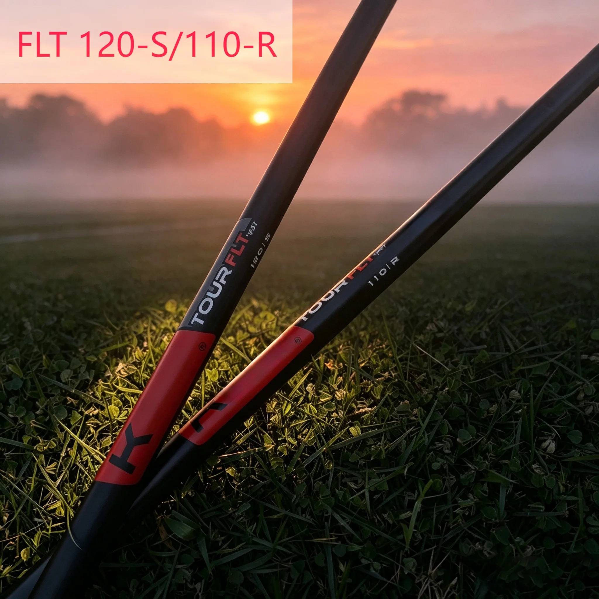 Nouvel arbre de fût de golf en carbone Flt, taille standard 39 pouces, options de dureté double 110R/120S, trajectoire stable, facile à utiliser, frappe le balle plus loin, arbre de remplacement et de modification professionnel pour fût de golf.