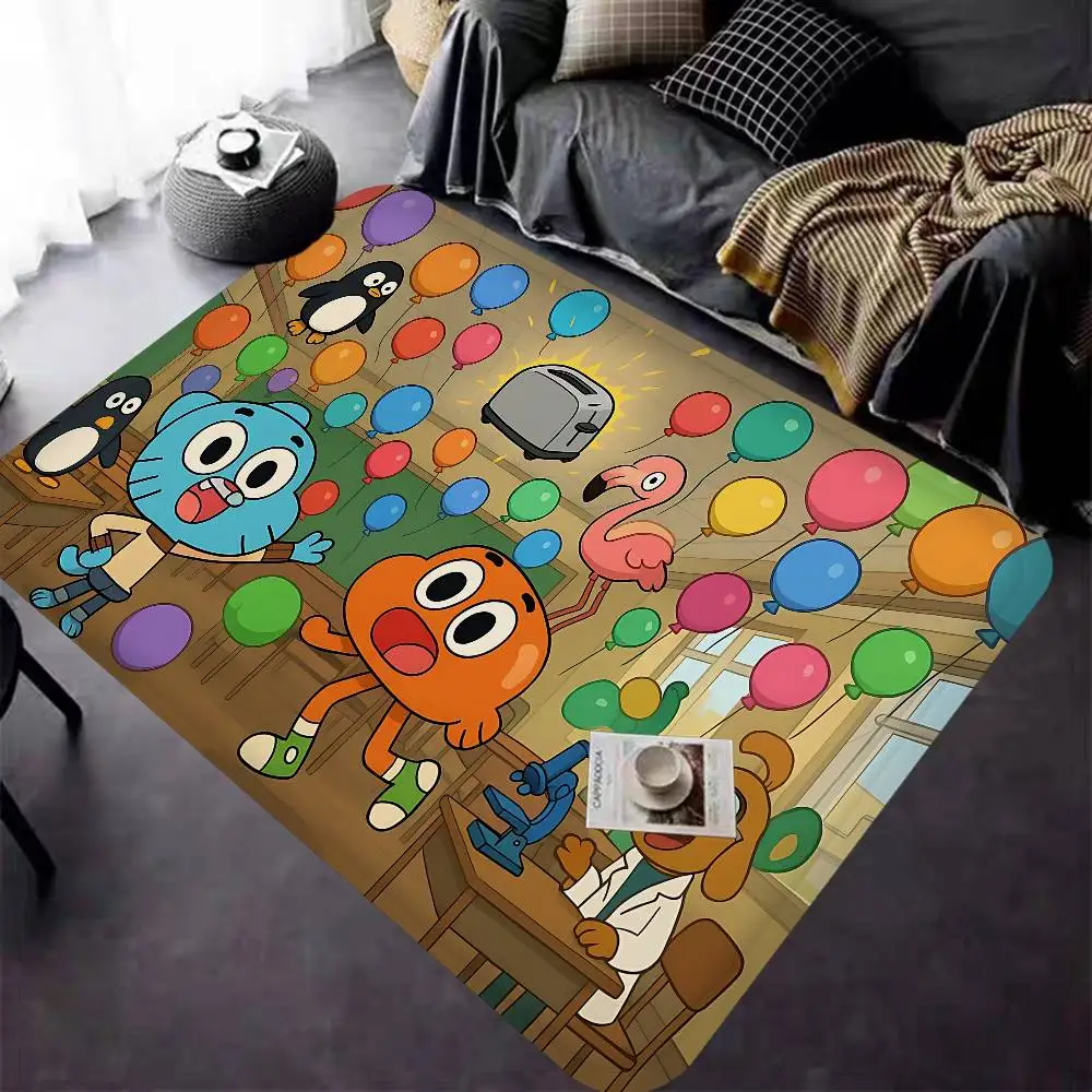 The A-Amazing Funny W-world Of Gumball Kitchen Mat Cheaper Anti-slip Modern Living Room Balcony Printed Modern Home Decor