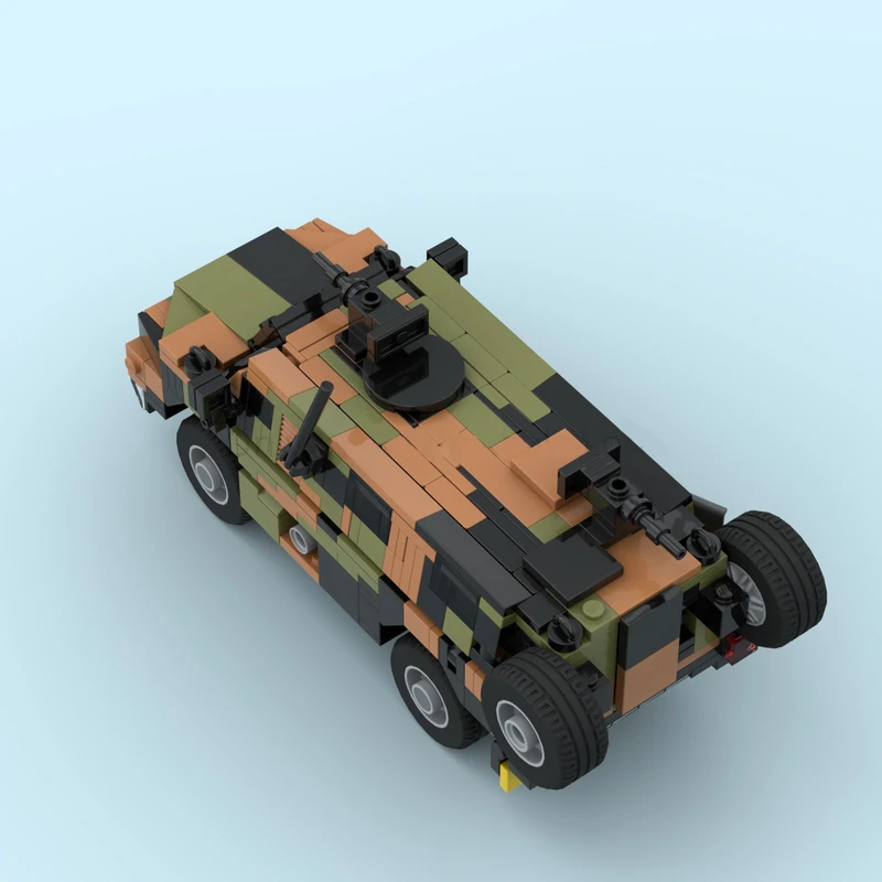 567 قطعة MOC-222570 سلسلة الحرب العسكرية Bushmaster PMV بنة نموذج الطوب مجموعة الهدايا الإبداعية الأولاد لعب للأطفال رائعة