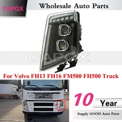CAPQX Front Bumper Headlight For Volvo FH13 FH16 FM500 FH500 Truck LED Headlamp Head Lamp Head Light