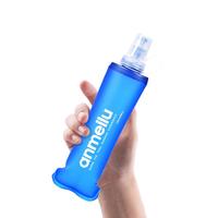 1pcs Folding Soft Flask BPA Free Straw 250ml 500ml Soft Flask Folding Collapsibles Water Bottle TPU For Running Hydration Pack