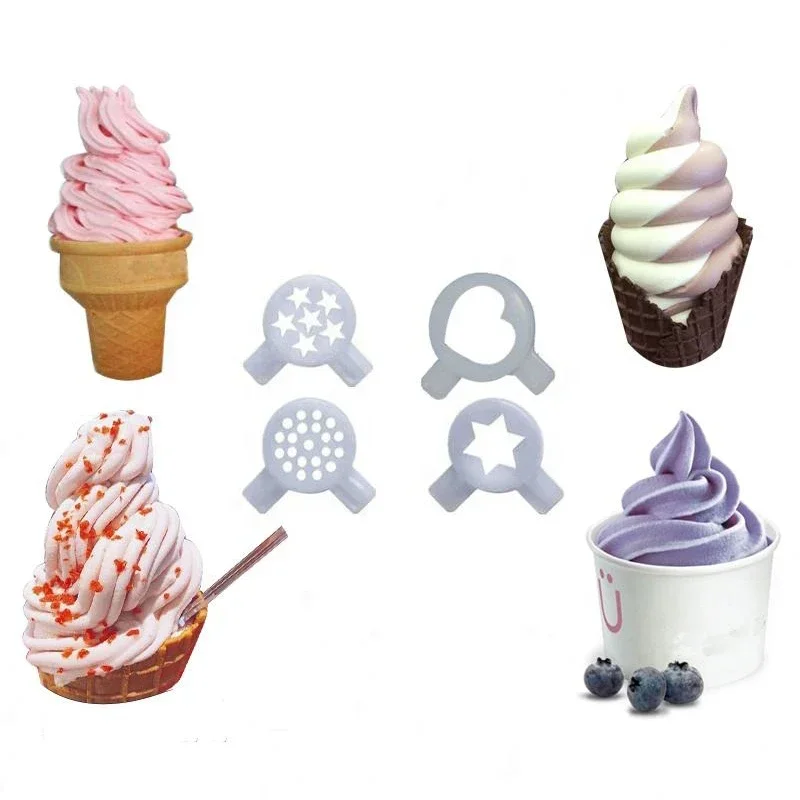 Commercial Ice Cream Machine 3 Flavor Automatic Professional Soft Serve  Makers For Business Yogurt  Making images - 6