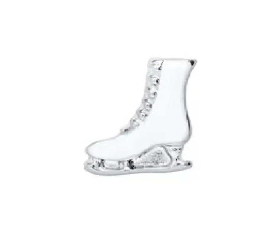 Hot Selling 20pcs Siver Ice Skate Shoe Foating Charms Living Glass Memory Locket Jewery Accessory