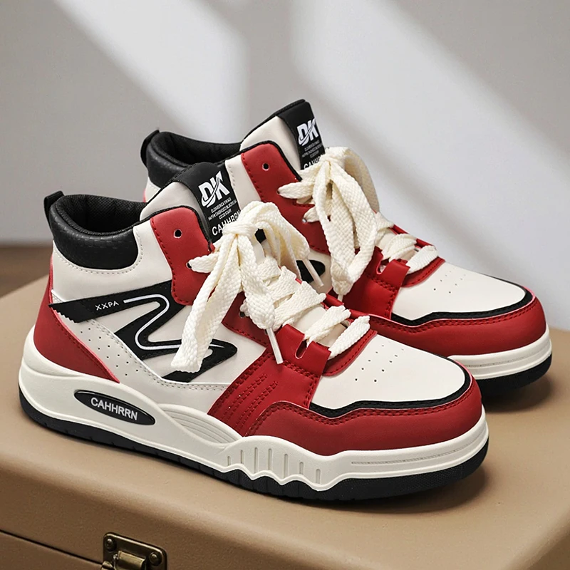 

Autumn men's shoes, teenagers' men's versatile board shoes, sports trendy shoes, high top casual sports shoes