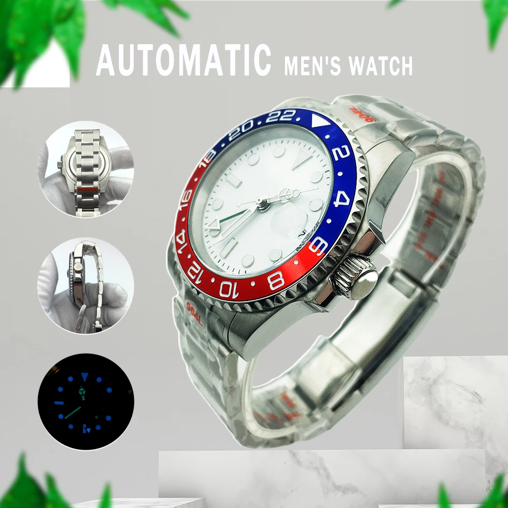 

Yachting Celebrity 40mm Men's Automatic Watch Mechanical Movement Aseptic Luminous Dial Stainless Steel Case Mechanical Watch