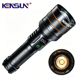 High Power LED Flashlight USB Rechargeable Super Long Range Tactical Torch Strong Light Lamp Outdoor Portable Lantern Waterproof