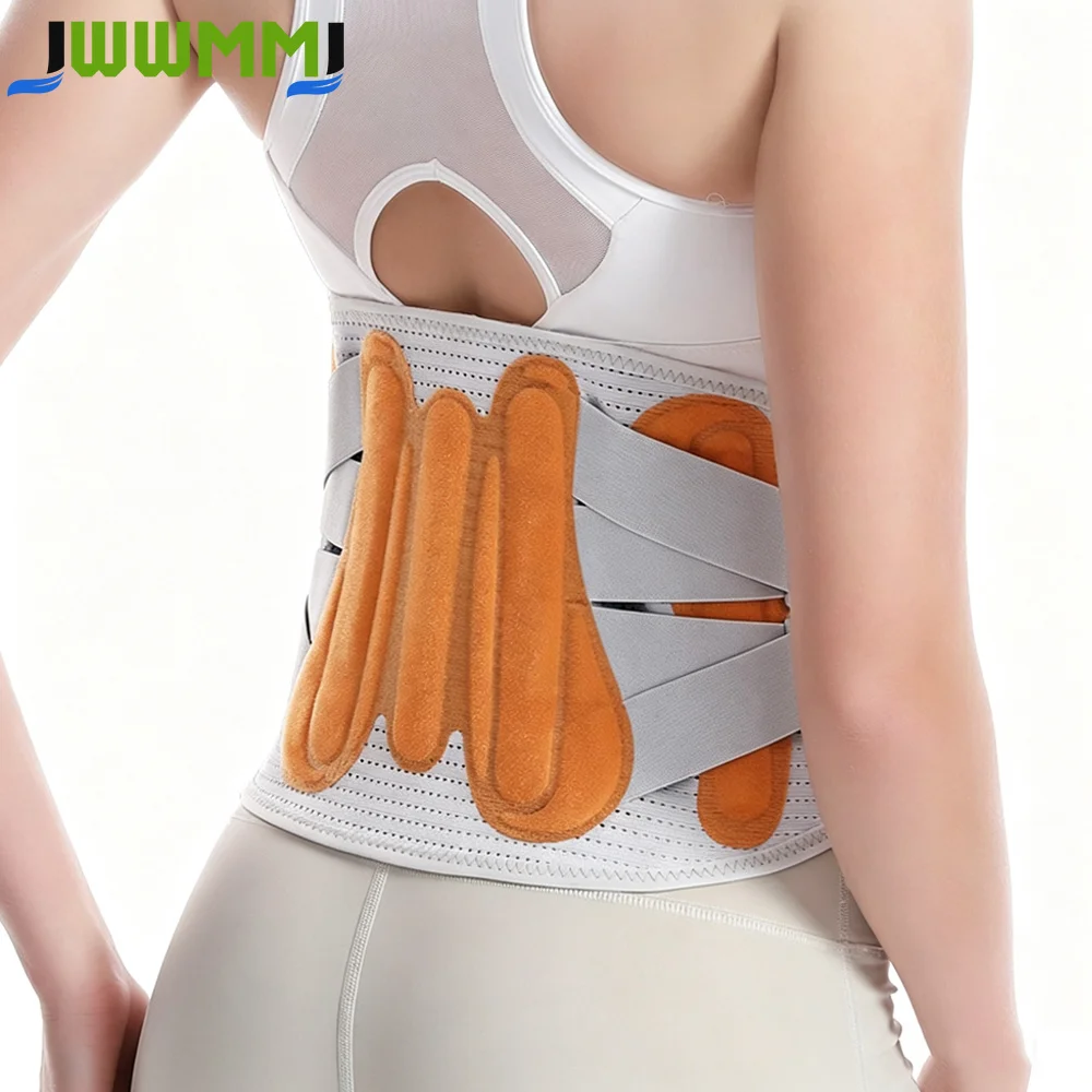 Back Brace for Lower Back Pain, Breathable Back Support Belt for Intant Pain Relief from Sciatica Hernated Disc Scoliosis Sprain