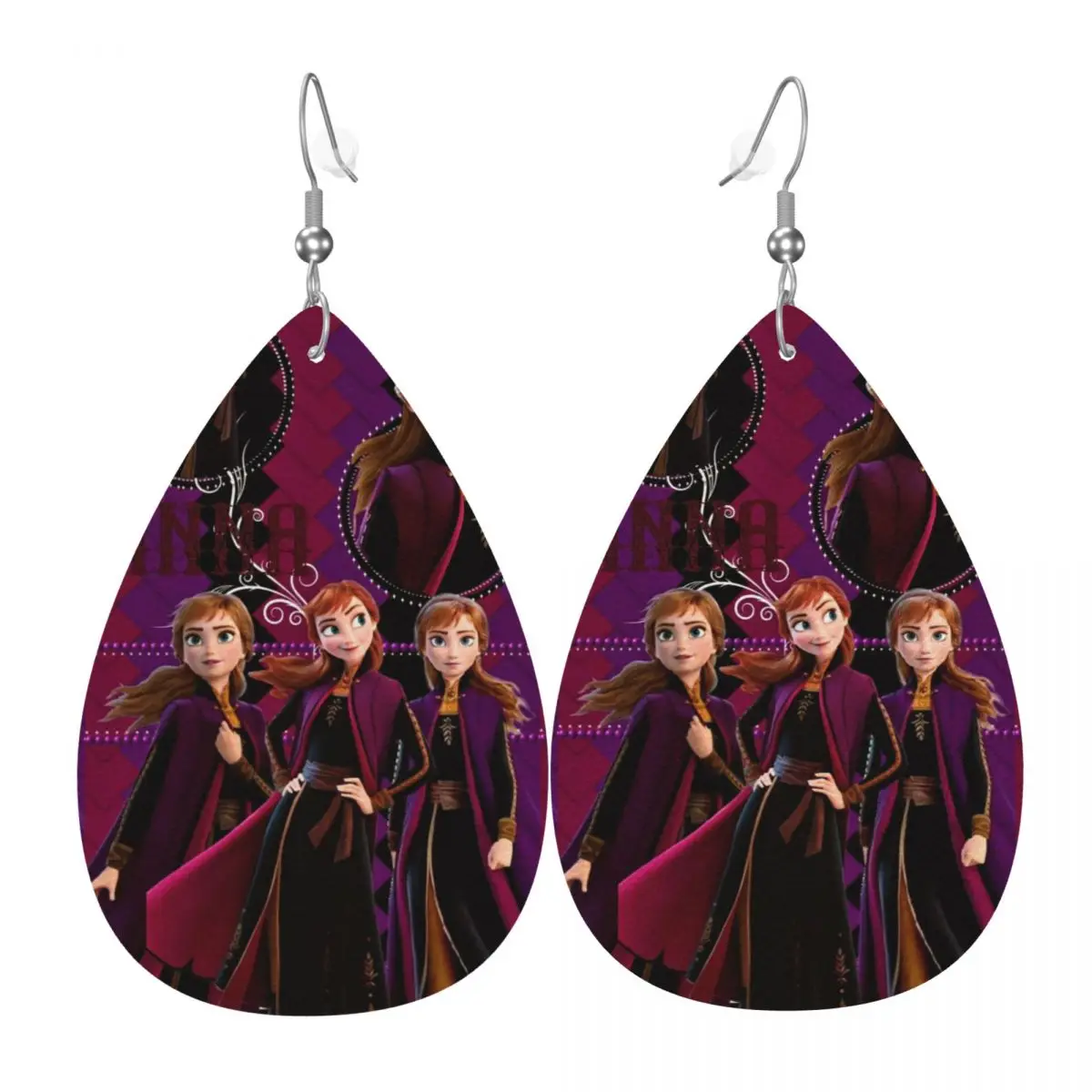 

Модные кожаные серьги-подвески с мультяшным дизайном для женщин, для вечеринок