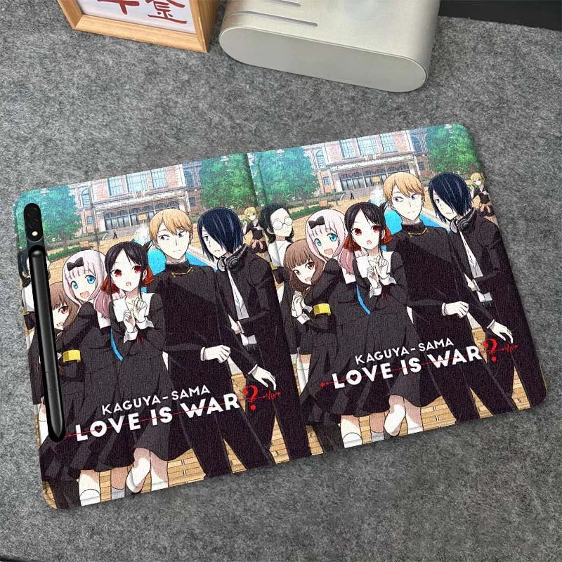

K-Kagayaus S-Samas Love Is War Tablet Case For Samsung Galaxy Tab S7 S8 S9 S10 FE Plus Lite 11 12.4 13.1 Inch