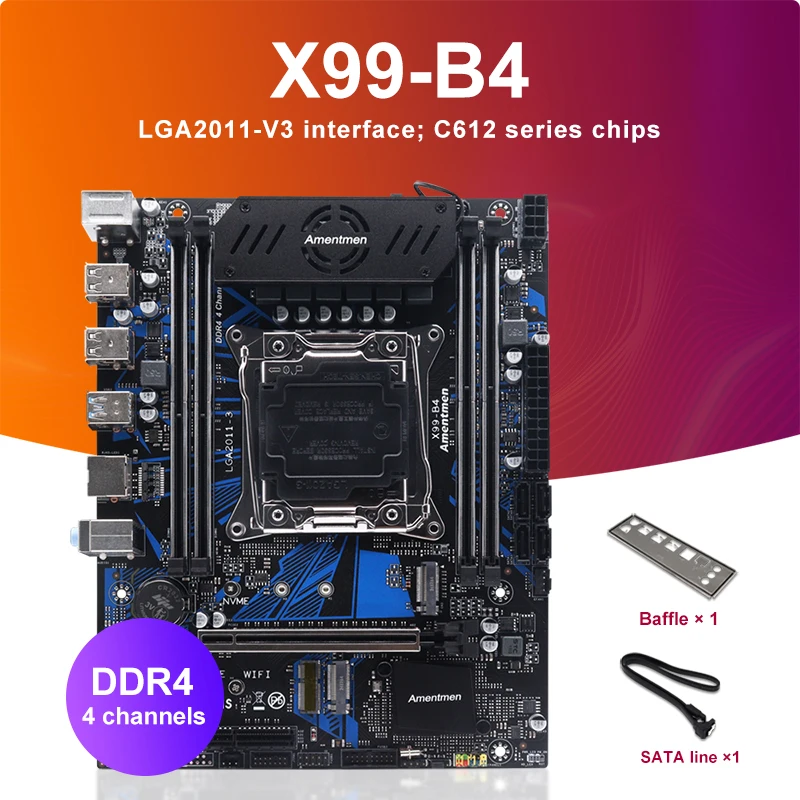 Motherboard LGA 2011 V3 DDR4 RAM M.2 Wifi/NVME for Xeon E5 V3/V4 CPU