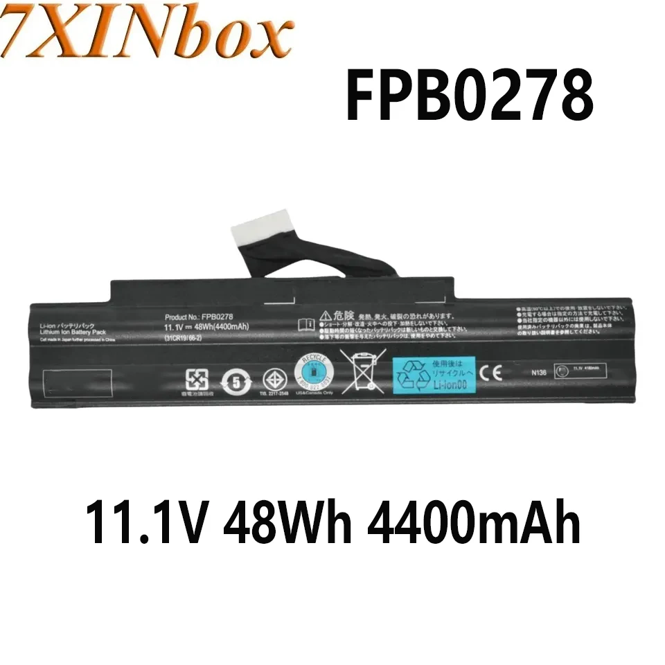 

7XINbox FPB0278 FPB0285 11.1V 48Wh 4400mAh battery for Fujitsu Lifebook 552 AH552 AH552/SL