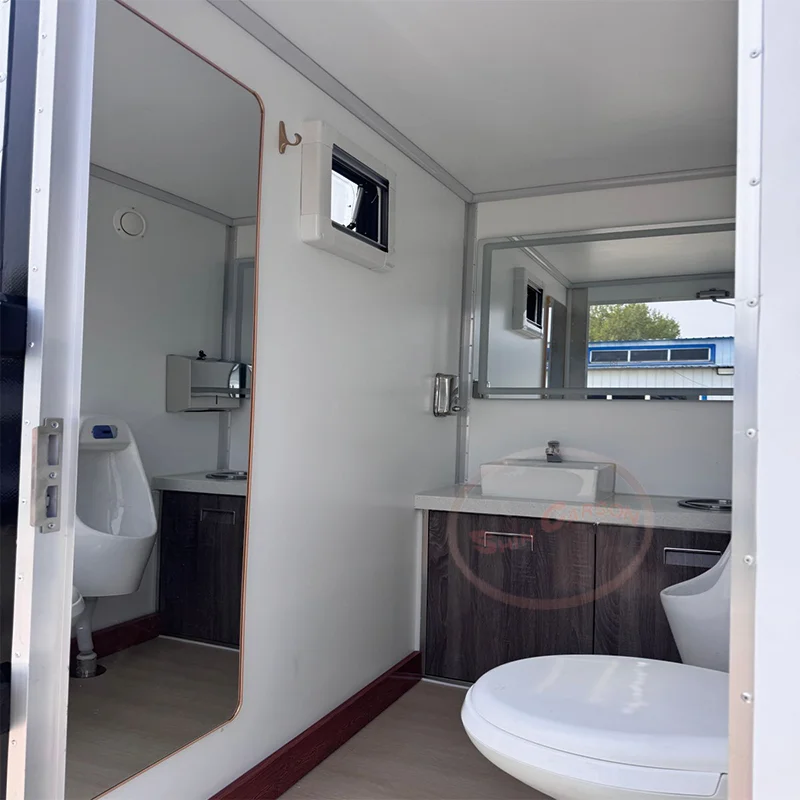 Portable Mobile Toilet Trailer - Outdoor Camping Sink recension och pris