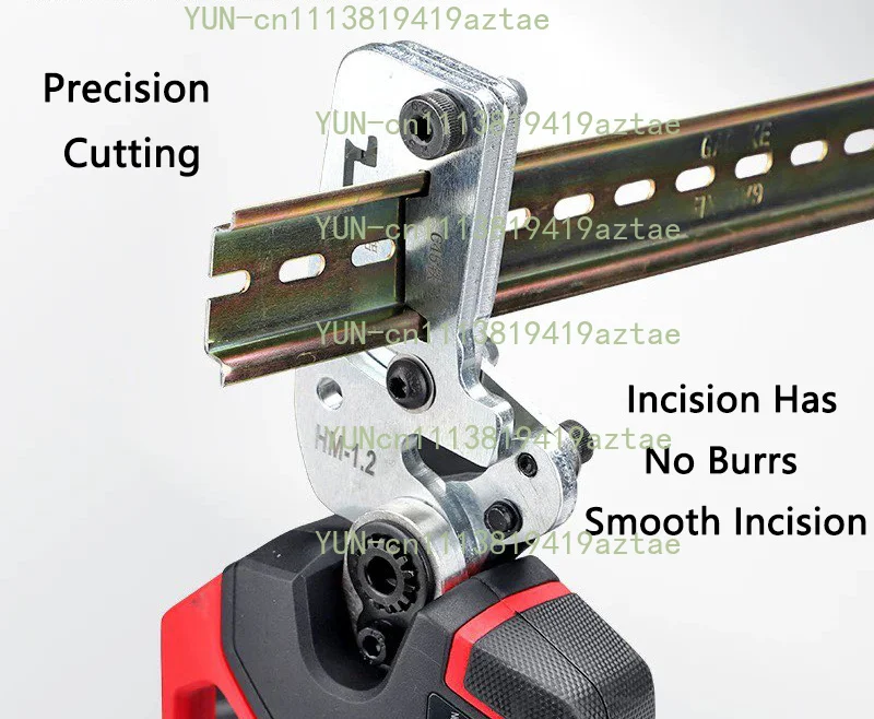 HM‑1.2 Guide Rail Cutting Machine Aluminum Iron C45 Material Guide Track Cutting Scissors