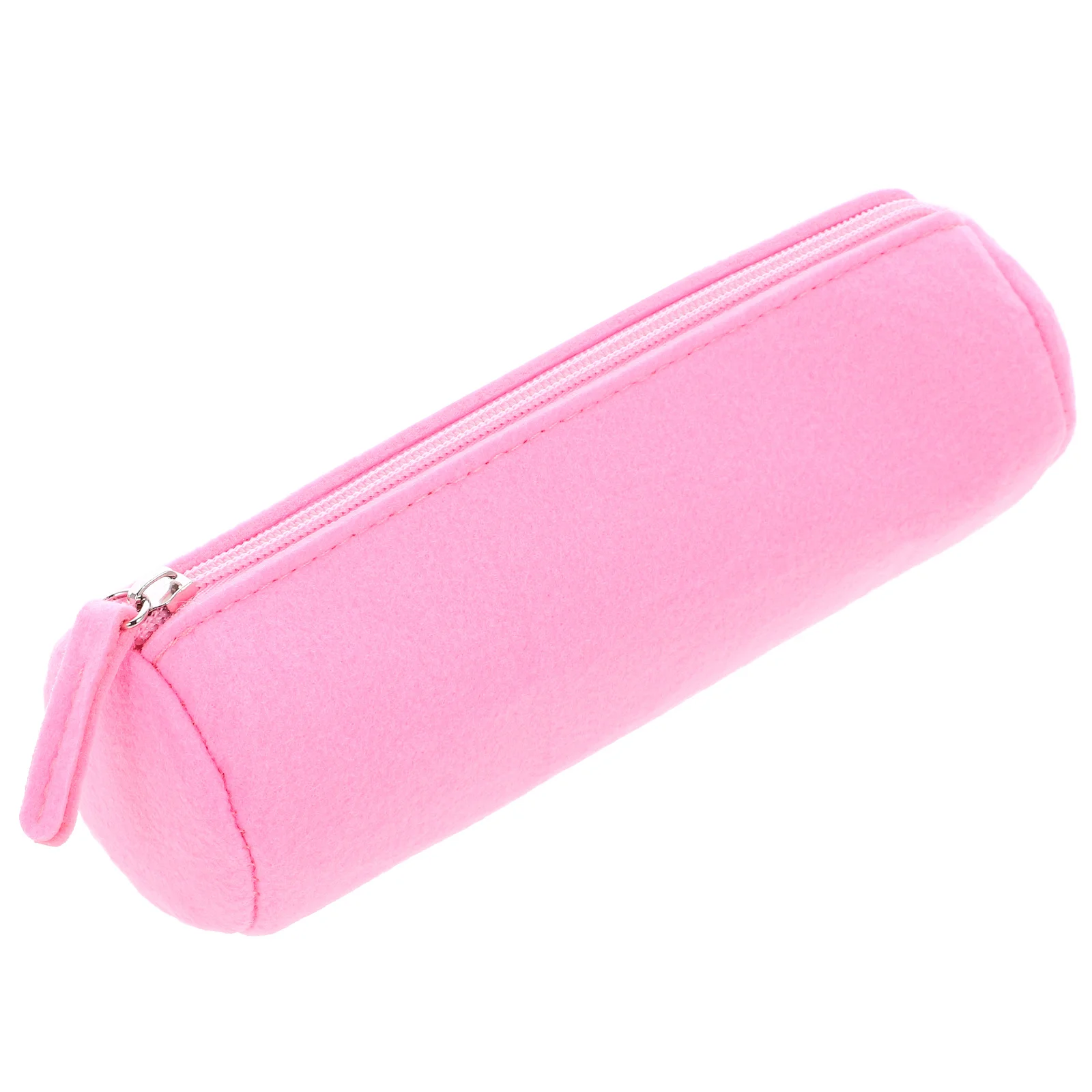 Soft Felt Pencil Pouch Reliable Material Unbreakable Stitching Easy Grip Zipper Functional Stationery Bag for
