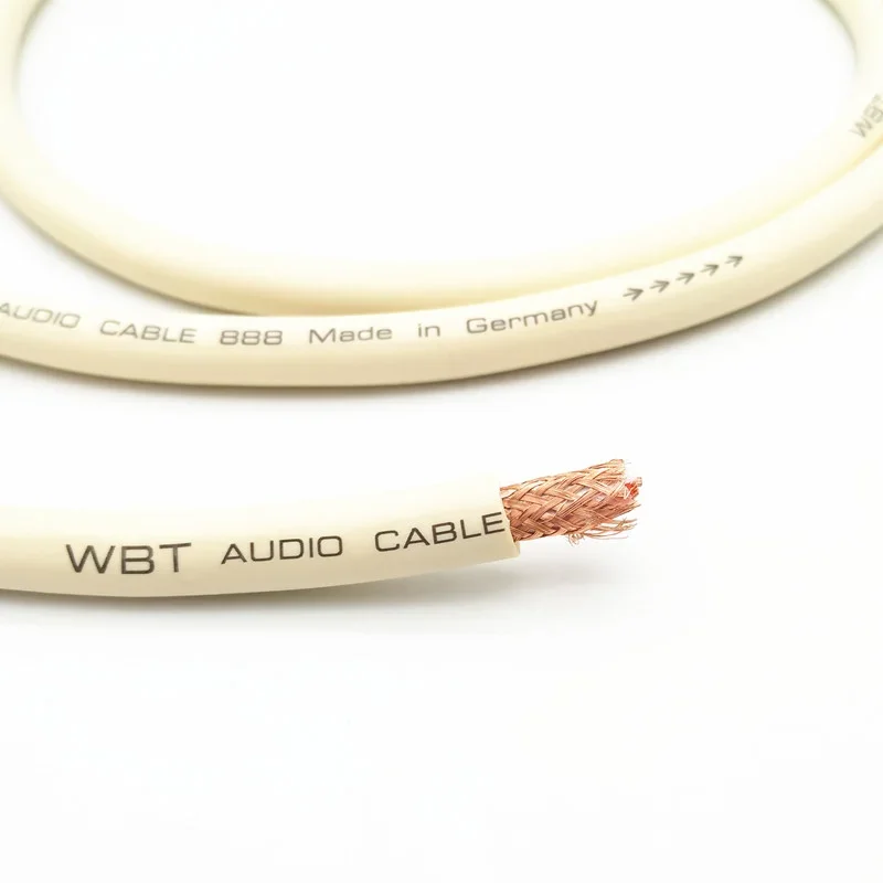 WBT 888 Cable 2 Core OFC RCA Signal Line XLR Balanced Cable  Speaker Wire Home Theater Center Surround Wire Audio Extension Cord