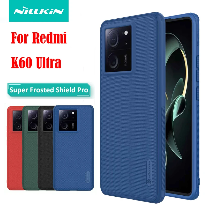 

For Xiaomi 13T Pro Redmi K60 Ultra Case Nillkin Super Frosted Shield Pro Hard PC Matte Anti-Scratch Shockproof Cover for Mi 13T