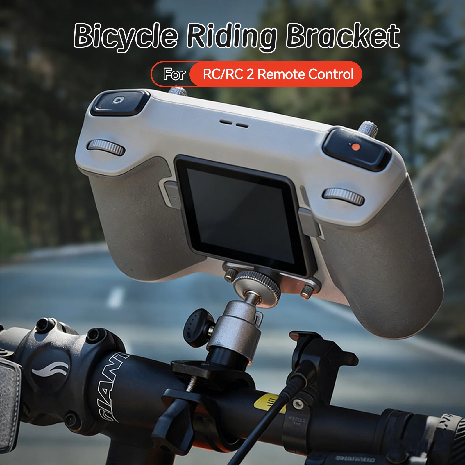 AliExpress FOTGA Bike Mount for DJI RC RC 2 Controller,Bicycle Handlebar BracketMotorcycle Bike Holder Clamp,Anti-Slip Drone Remote Control Stand