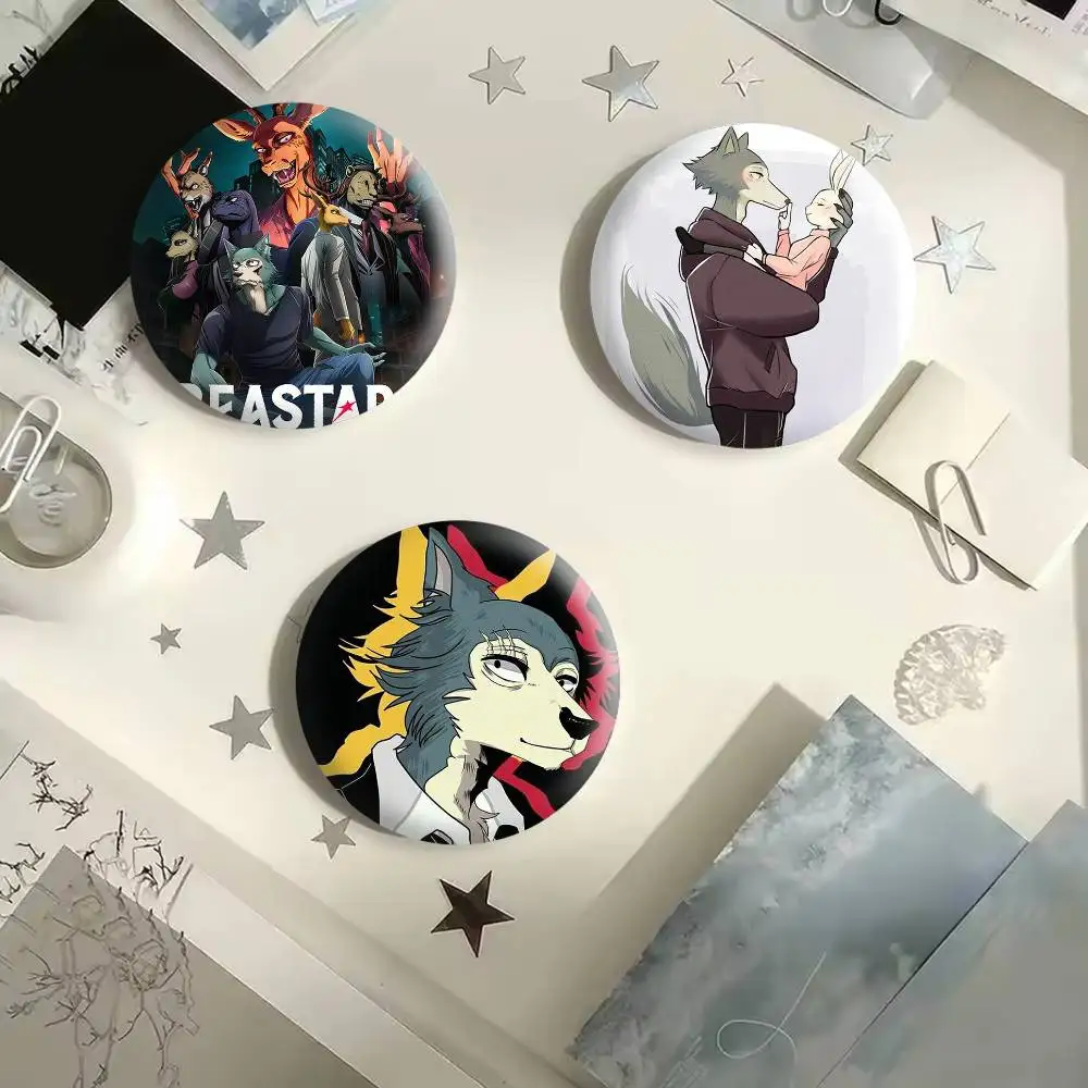 B-Beastars part 2 Final Badges Creative Tinplate Button PinsBrooch Badge Clothes Backpack