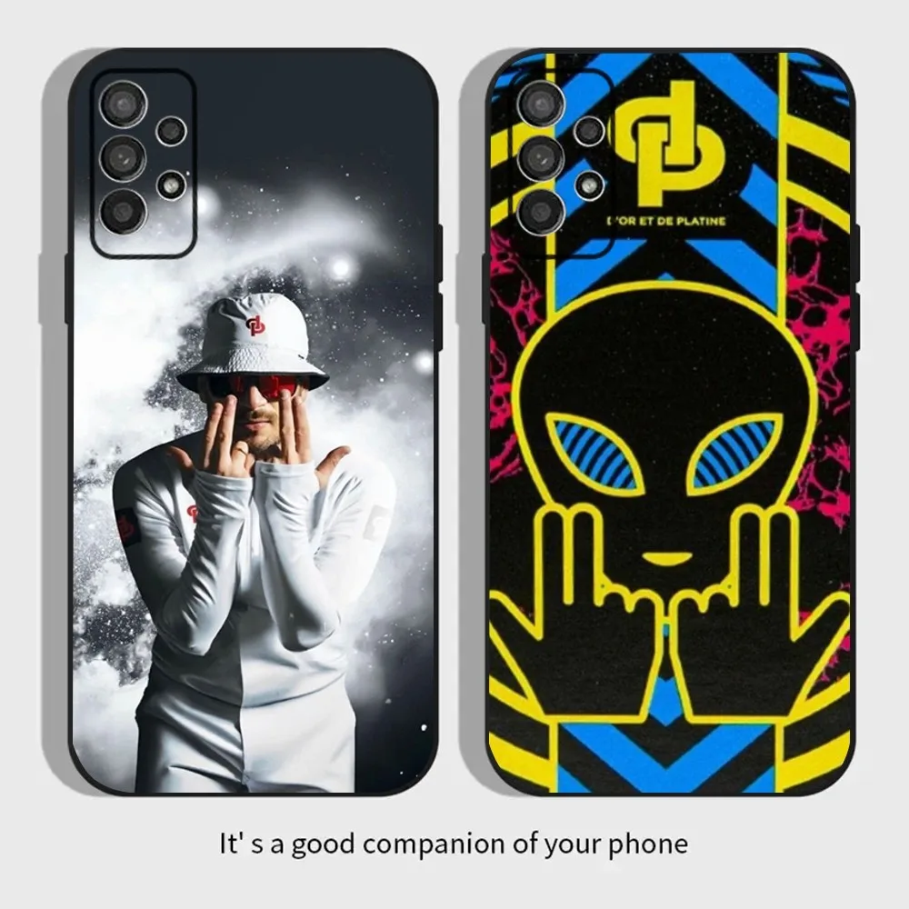 

J-JUL Rapper Phone Case For Samsung Galaxy A13,A21s,A22,A31,A32,A52,A53,A71,A80,A91 Soft Black Cover