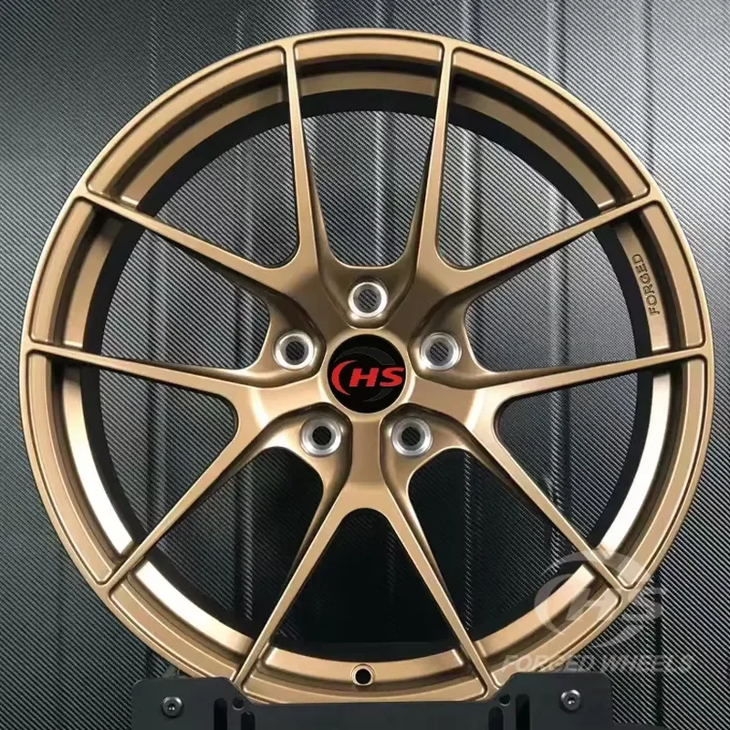 Stain Bronze 17 18 19Inch 5x120 5x114.3 5x112 Custom Car Forged Wheels Rims for BMW MK5 F30 Alfa -R-omeo Tesla Subaru Tesla