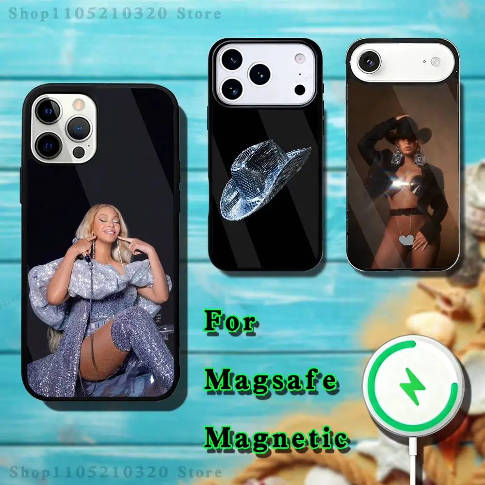 

Cowboy B-Beyonce Phone Case For iPhone 17,16,15,14,13,12,11,Pro,Max,Plus,Mini,SE4,E Magnetic Magsafe Wireless Charging
