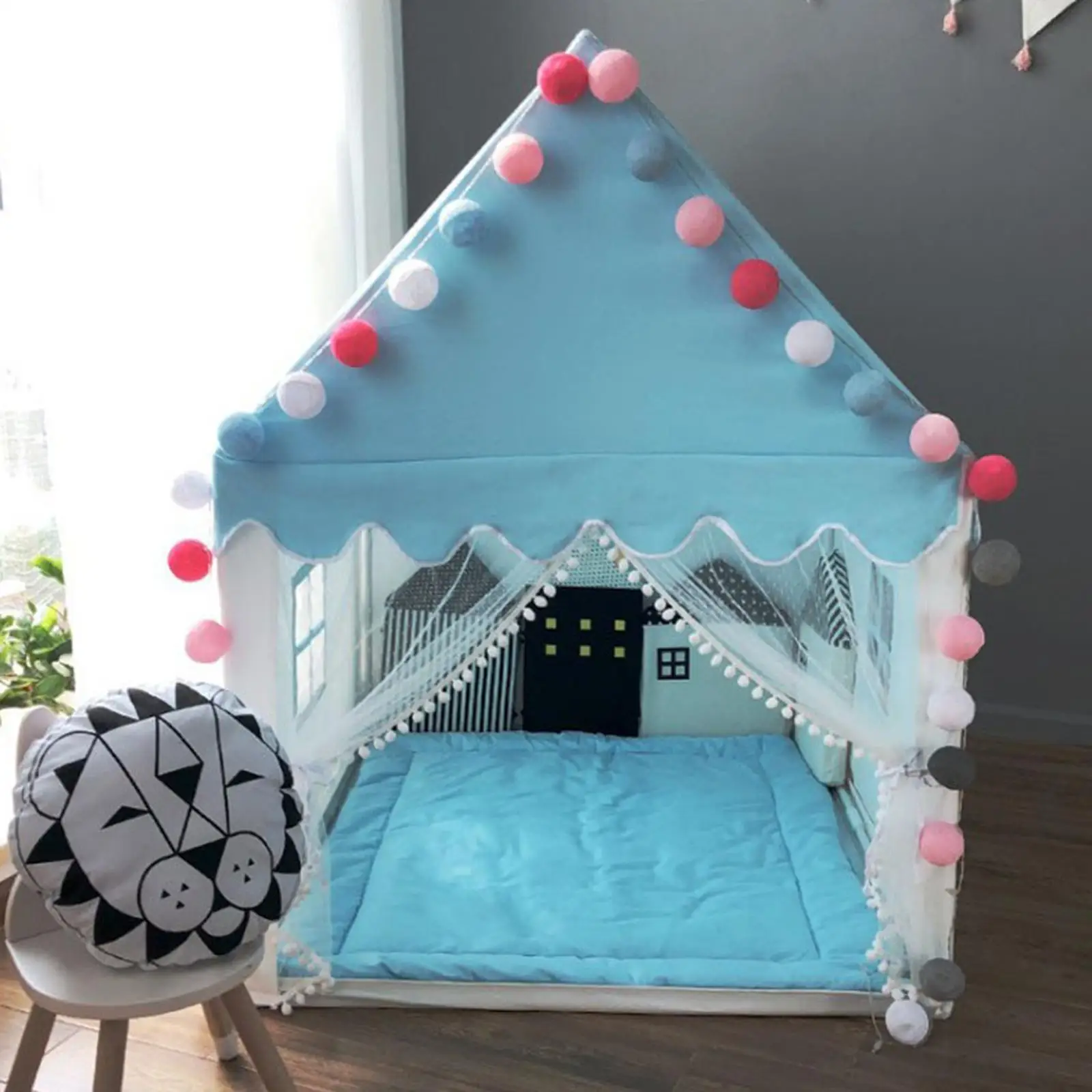 Children Play Tent for Boy Girl Baby Play House Child Room Decor Tent Toys Princess Indian Small House Game House Large Castle