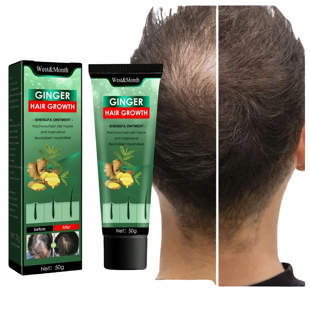 

Strong Ginger Hair Growth Cream - Nourishes dense hair, repairs damaged hair, strengthens and prevents hair loss