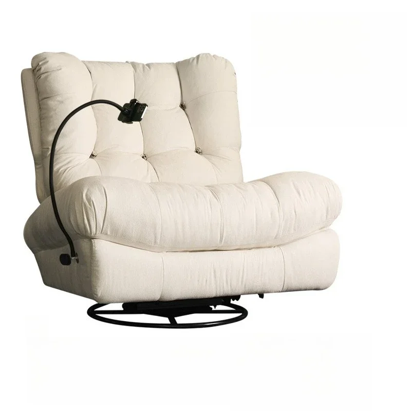 

Cream wind cloud sofa, electric multi-function, single first-class space capsule, leisure living room rocking chair