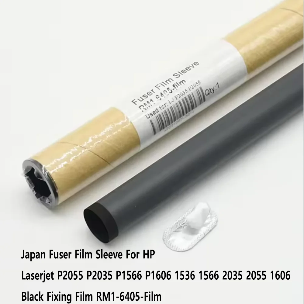 10pcs Japan Fuser Film Sleeve For HP Laserjet P2055 P2035 P1566 P1606 1536 1566 2035 2055 1606 Black Fixing Film RM1-6405-Film