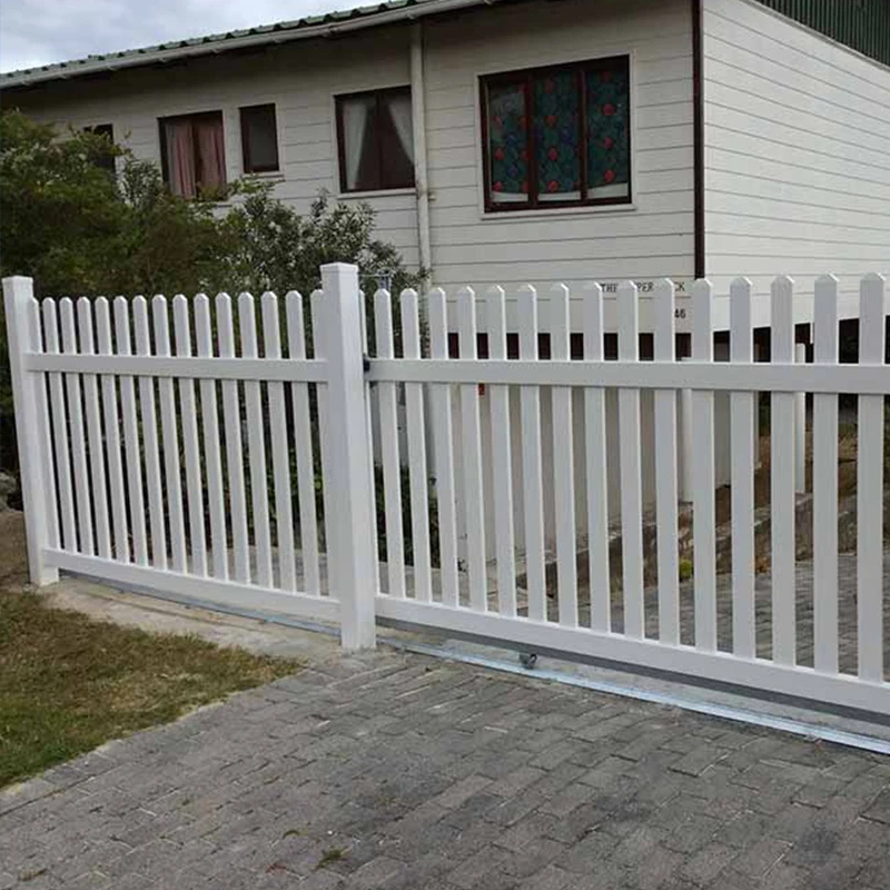 Wholesale Price Professional 4x8ft Plastic PVC Picket Fence UV Shield Modern Elegant Designs Maintenance Easy Installation