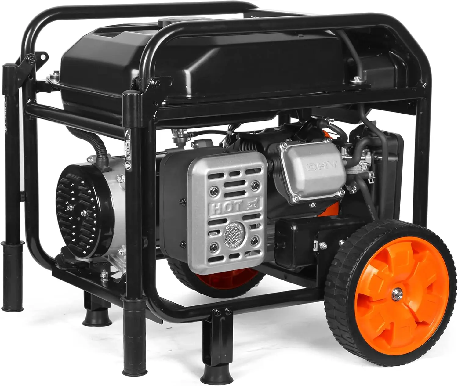 Generator Portabel 5600-Watt, Start Listrik, 224cc, Transfer-Switch dan RV-Ready dengan Sensor Shutdown CO (GN5602X)