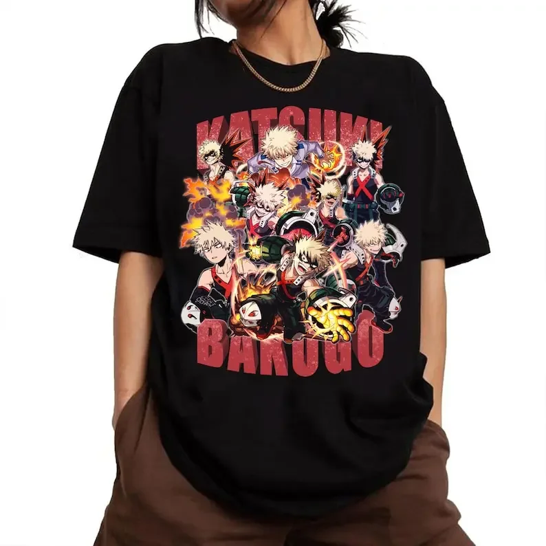 Bakugo Katsuki student shirt, Kacchan T-Shirt