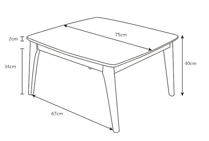 Drewniany stolik Kotatsu naturalny kolor do domu i meble do salonu drewno Kotatsu podgrzewany stolik styl japoński meble