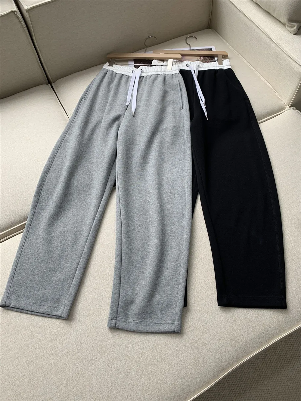 Women\'s Elastic Waist Casual Pants  Wide Leg Sweatpants High Quality B*C Spring and Summer