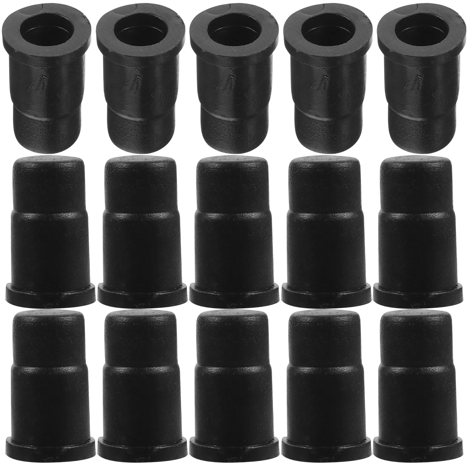 

40 Pcs Socket Wheel Cap 19x32 ABS Furniture Castor Sleeve Stem Stem Inserts Socket Mounting Home Decor Item