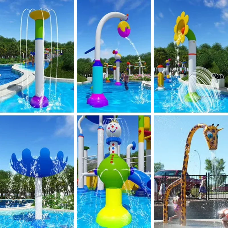 Outdoor Aquatic Pool Playground Park Child Play Arch Spray Bucket Splash Sprinkler Kid Water Game Equipment