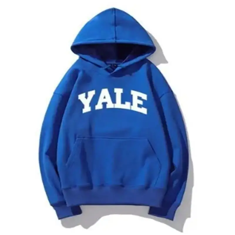 Yale University Unisex Long Sleeve Printed Hoodie Casual Sweatshirt  Pullover Sweatshirt Adult Sportswear Classic Simple Trendy