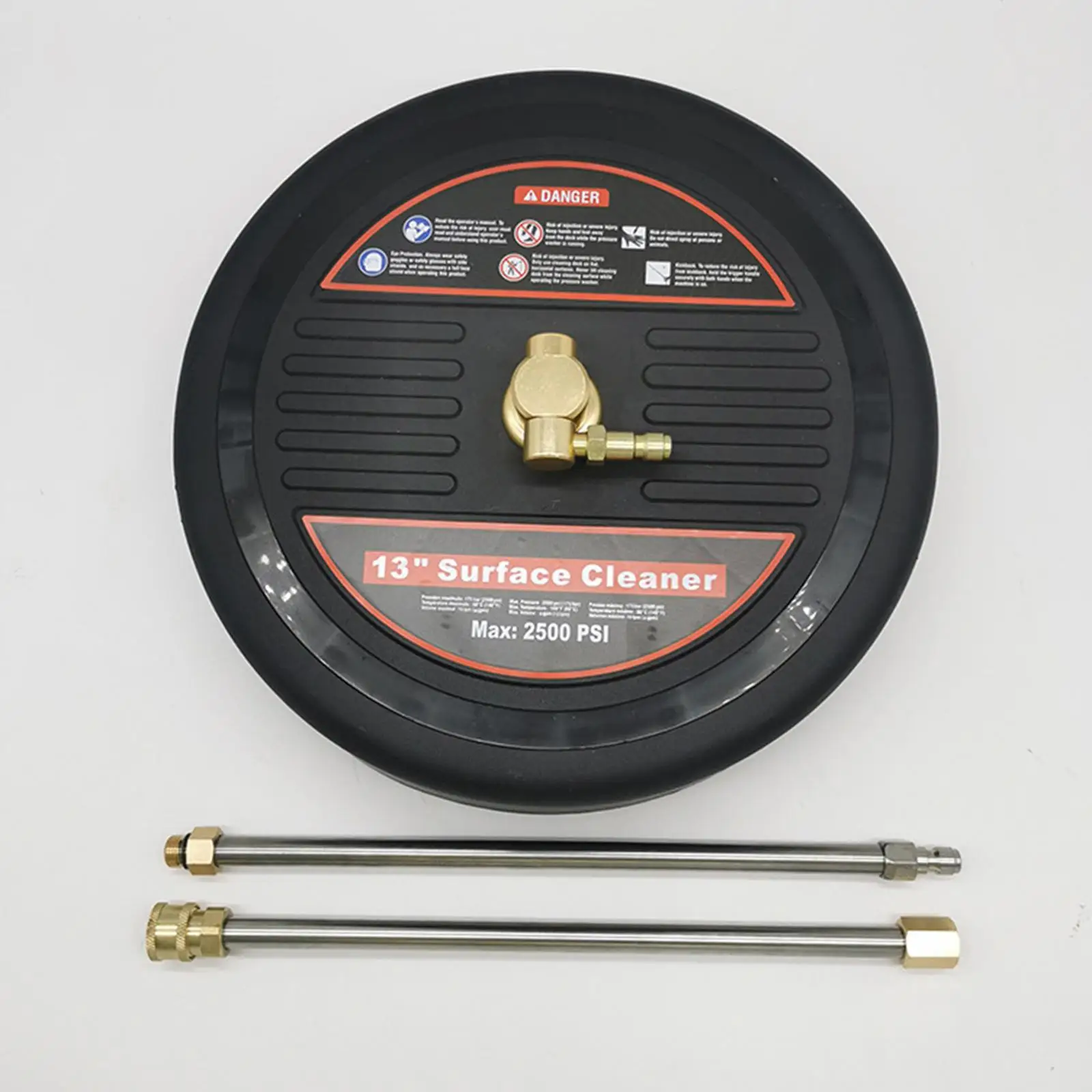 

Щетка для чистки плоских поверхностей высокого давления, 13 дюймов, из нержавеющей стали, для уборки складов