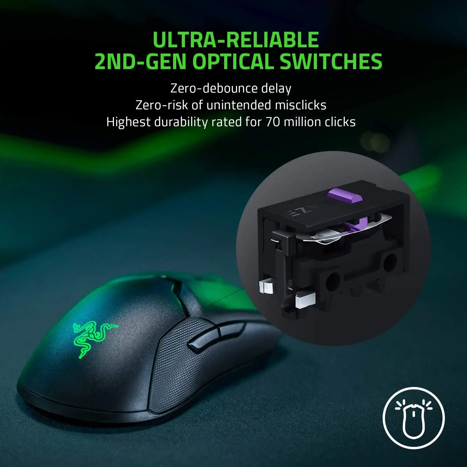 Razer Viper Ultimate Hyperspeed Lightweight Wireless Gaming Mouse & RGB Charging Dock