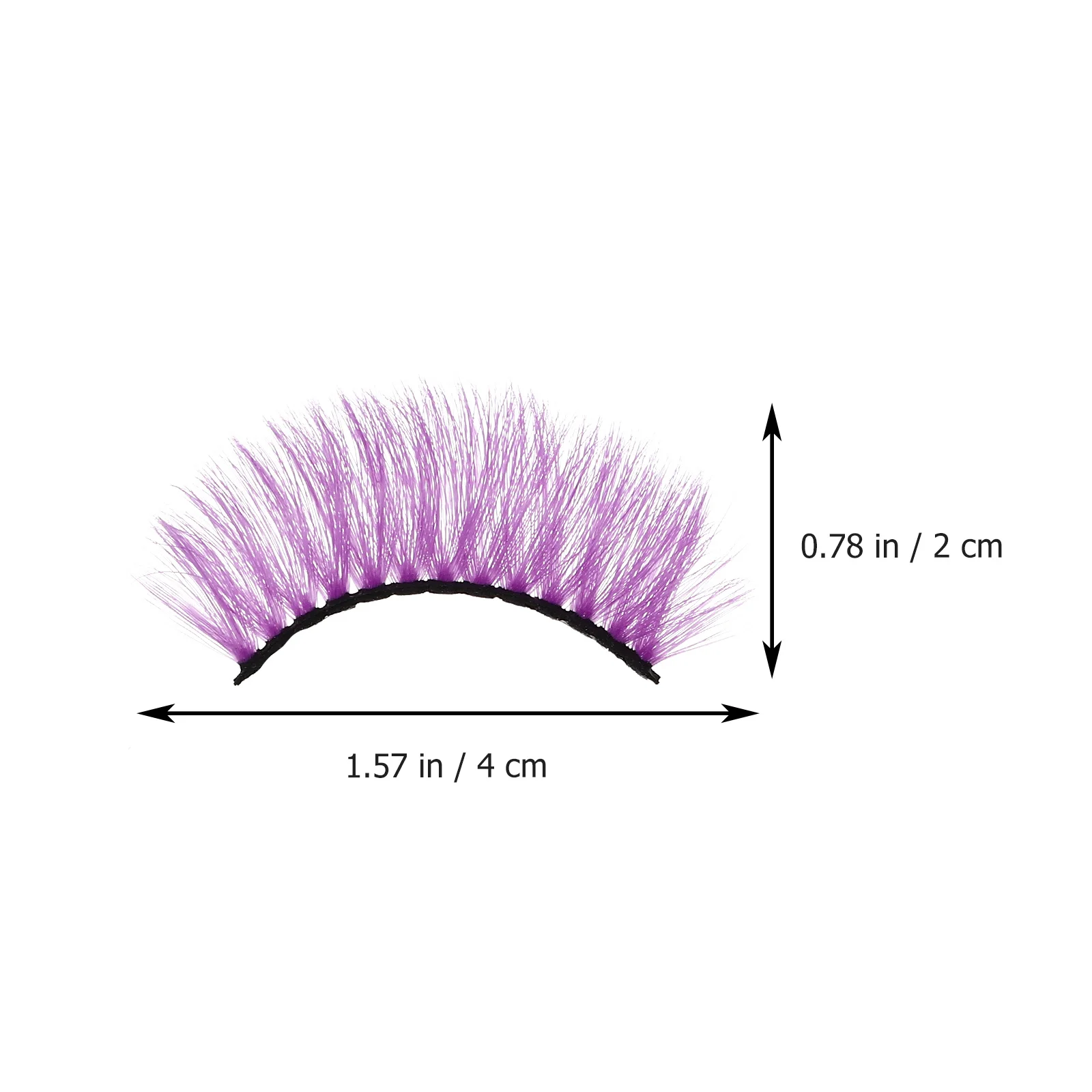 5 أزواج من الرموش الصناعية الملونة لحفلات الهالوين التأثيرية مكياج ثلاثي الأبعاد رموش صناعية إكسسوارات العين للنساء أداء الارتداء اليومي #5