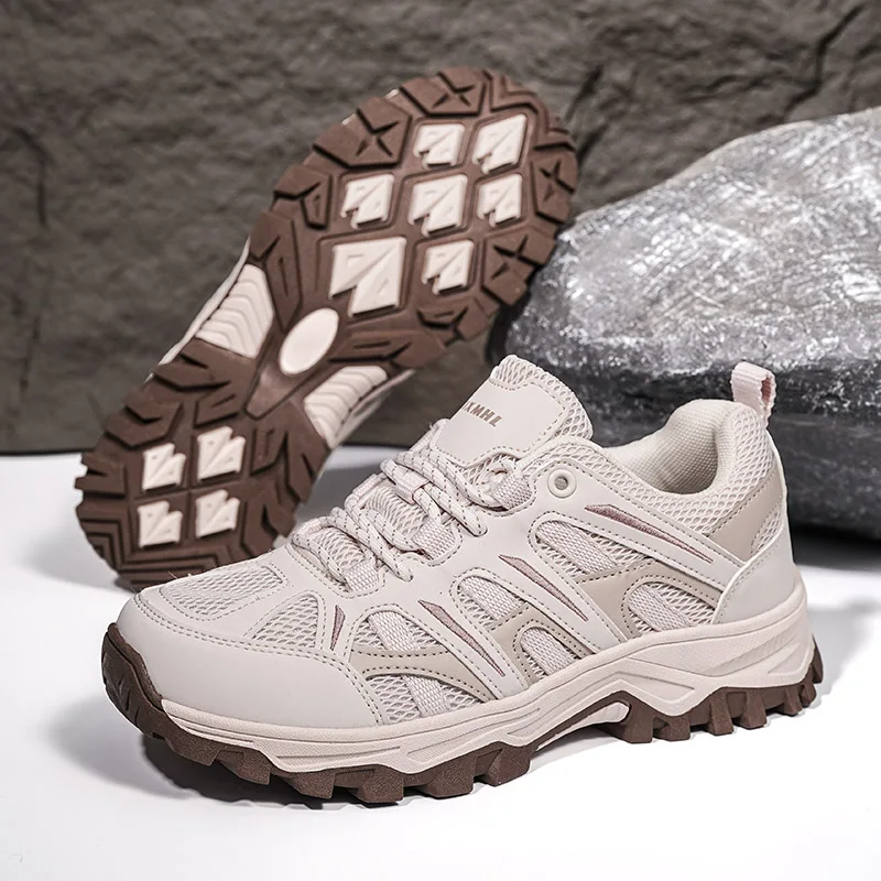 Summer Hiking Shoes Women Outdoor Casual Shoes Breathable Mesh Men Walking Sneakers Female Trekking Footwear Fashion Climbing