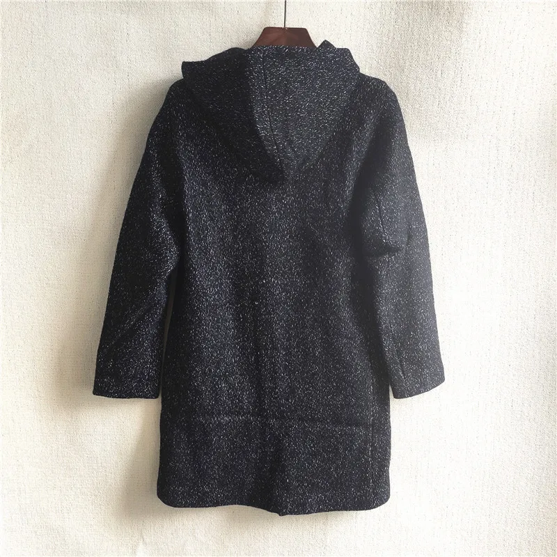 Abrigo de Lana de Longitud Media para Hombre, Serie , Plateado, Estilo Nuevo 202, Abrigo Informal de Moda Urbana y ...