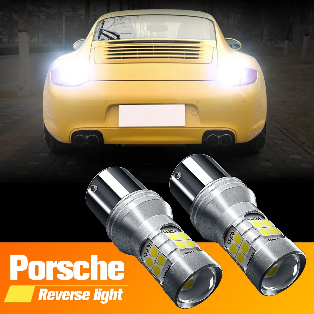 

2pcs LED Backup Light Blub Reverse Lamp P21W 7506 BA15S Canbus No Error For Porsche Cayman 2005-2008 911 Boxster