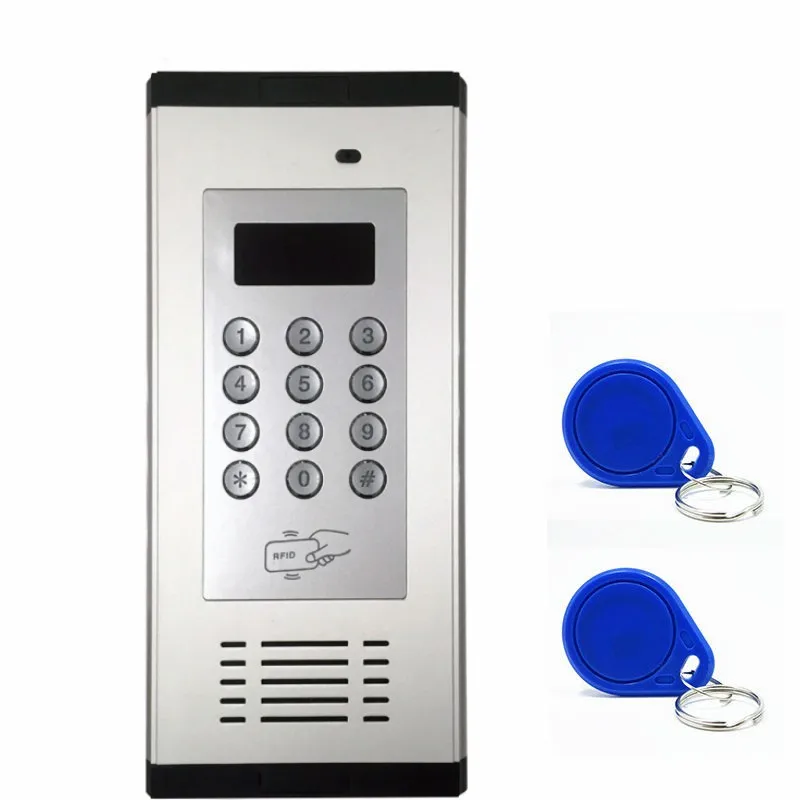 

K6 RFID 2G GSM Intercom Wireless Door Lock Gate Opener 200 User Access Apartment Villa Remote Control SIM Card Access Garages